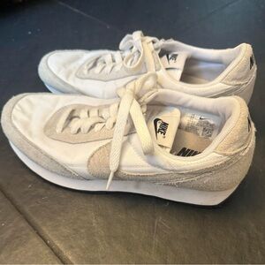 Nike Classic White and Gray Sneakers